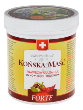 Końska Maść Szwajcarska rozgrzewająca FORTE 500ml HERBAMEDICUS