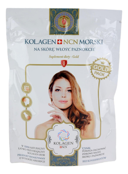 Kolagen NCN Morski Gold (kolagen + witamina C + cynk + magnez) - proszek 100g