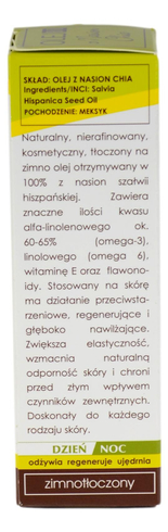 Olej z Nasion Chia BIO 50ml ETJA