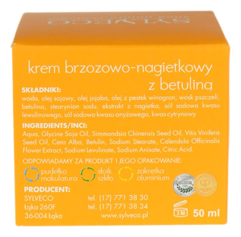 Krem brzozowo-nagietkowy z betuliną 50ml SYLVECO