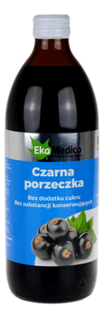 Czarna porzeczka sok 500ml EKAMEDICA