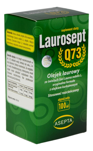 Laurosept Q73 (Olejek laurowy) 100 ml ASEPTA