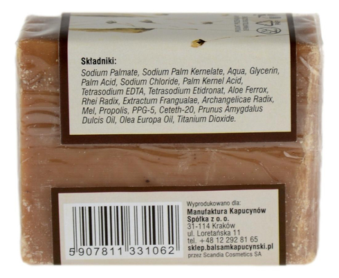 Mydło kapucyńskie z balsamem kapucyńskim i propolisem 150g