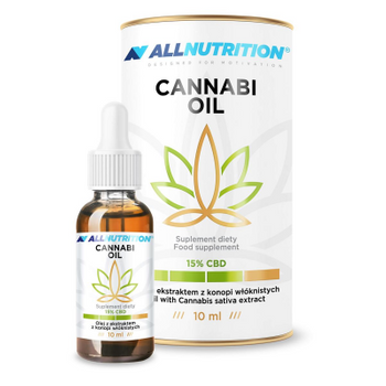 CANNABI OIL 1000mg 15% (Olejek CBD) 10ml ALLNUTRITION