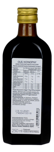 Olej konopny 250ml OLVITA