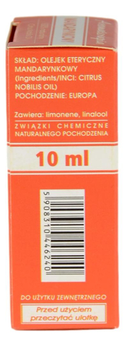 Olejek eteryczny mandarynkowy 10ml ETJA