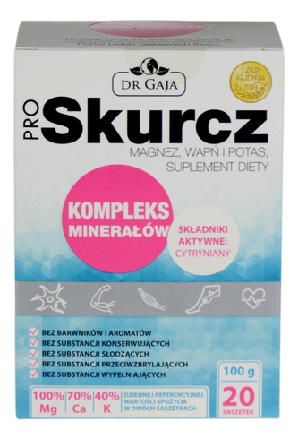 ProSkurcz - Kompleks minerałów - 20 saszetek 100g DR GAJA