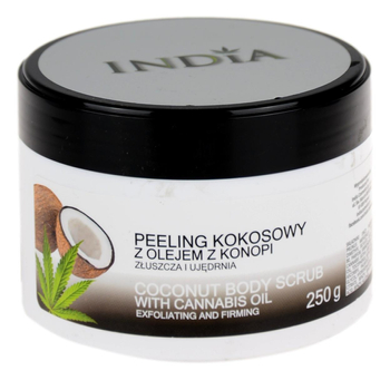 Peeling kokosowy z olejem z konopi