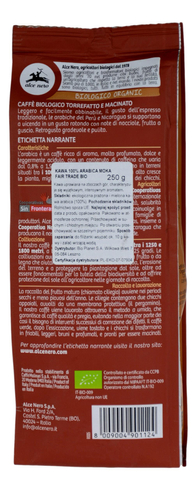 Kawa mielona Moka Arabica 100% BIO 250g ALCE NERO