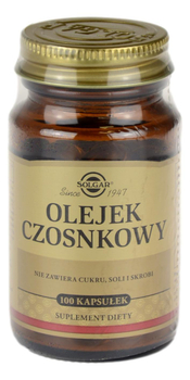 Olejek czosnkowy 100 kaps. SOLGAR