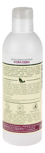 Żel do higieny intymnej regenerujący Kora Dębu 250ml HERBAPOL
