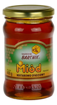 Miód nektarowo-spadziowy 400g BARTNIK