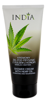 Kremowy żel pod prysznic z olejem z konopi 200ml INDIA