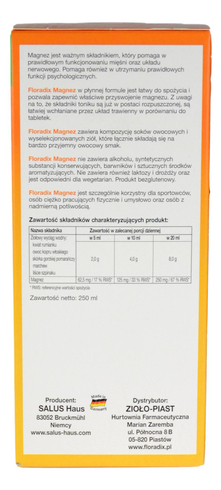 Floradix Magnez
(Tonik) 250ml