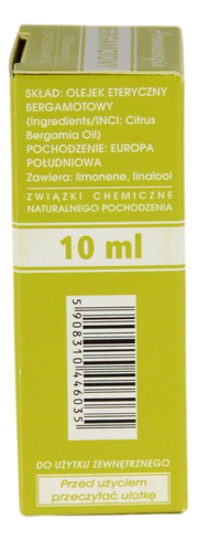 Olejek eteryczny bergamotowy 10ml ETJA