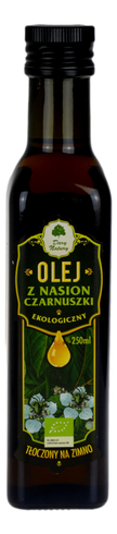 Olej z nasion czarnuszki EKO 250ml DARY NATURY