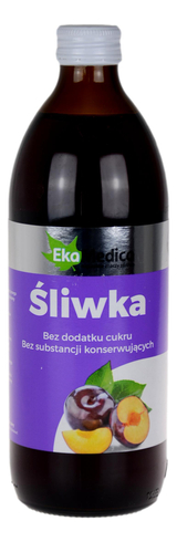 Śliwka sok 500ml EKAMEDICA