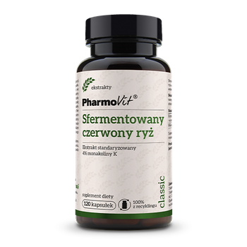 Ekstrakt czerwonych drożdży z ryżu (Monakolina K) 90kaps PHARMOVIT