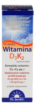 Witamina D3K2 20ml DR. JACOB'S