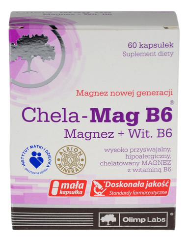 Chela-Mag B6 (Magnez + Witamina B6) 60 kapsułek OLIMP