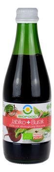 Sok jabłkowo buraczany BIO 300ml BIOFOOD