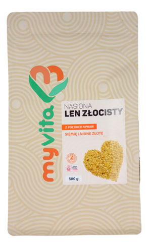 Len złoty nasiona 500g MYVITA