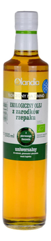 Olej z zarodków rzepaku - Uniwersalny - EKO 500ml OLANDIA