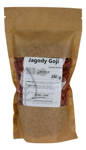 Jagody Goji suszone 250g NATUR PLANET