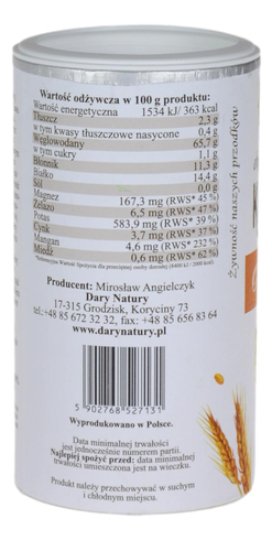 Kawa orkiszowa BIO 200g DARY NATURY