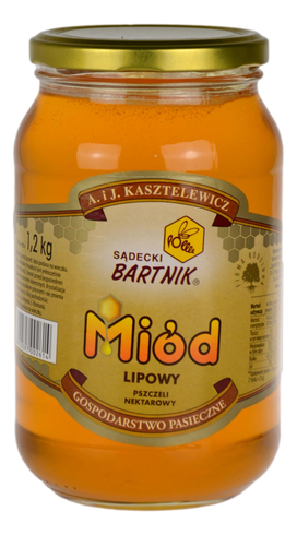 Miód lipowy 1,2kg BARTNIK