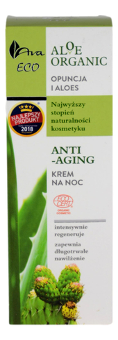 Aloe Organic - Krem na noc anti-aging - Opuncja i Aloes - 50ml AVA