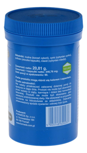 BICAPS ZINC 15 (Cynk i miedź) 60 kapsułek FORMEDS