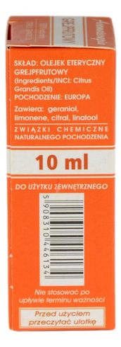 Olejek eteryczny grejpfrutowy 10ml ETJA