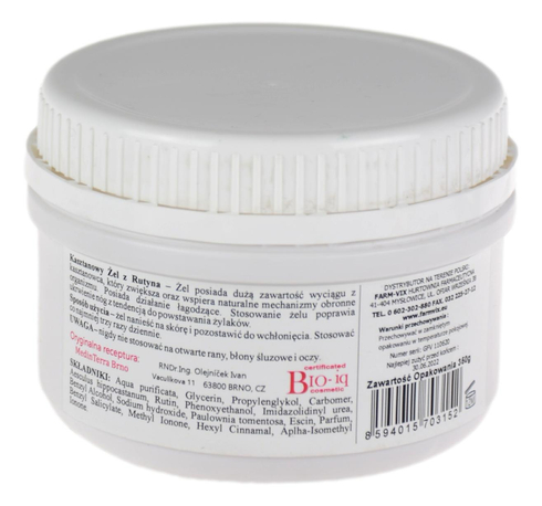 Żel kasztanowy z rutyną 350g FARM-VIX