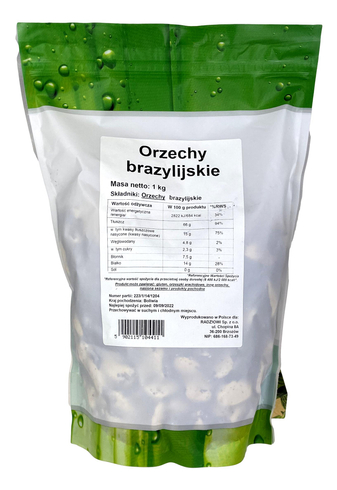 Orzechy brazylijskie 1kg VIVIO