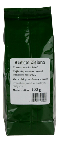 Herbata zielona liściasta 100g FLOS