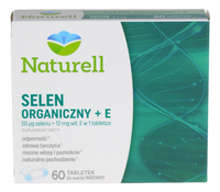 Selen Organiczny + wit. E - 60 tabletek NATURELL