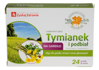 Tymianek i podbiał - pastylki na gardło ZYSKAJ ZDROWIE