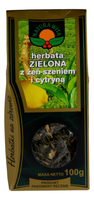 Herbata zielona z żeń-szeniem i cytryną 100g NATURA WITA
