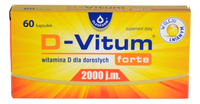 D-Vitum forte - Witamina D3 - 2000 j.m. 60 kapsułek OLEOFARM