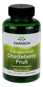 Niepokalanek (Chasteberry Vitex) 400mg - 120kaps SWANSON