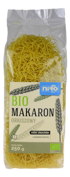 Makaron orkiszowy nitka złocista BIO 250g NIRO
