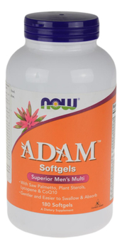 ADAM Multi-Vitamin for Men 180 softgels NOW