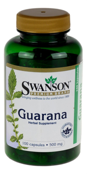 Guarana 500mg 100kaps SWANSON