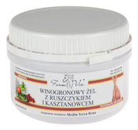 Żel winogronowy z ruszczykiem i kasztanowcem 350g FARM-VIX