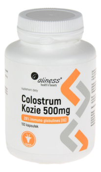 Colostrum Kozie 500mg 100kap ALINESS