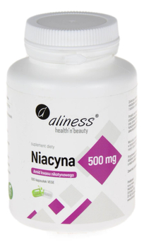 Niacyna (Witamina B3) 500mg 100kaps ALINESS