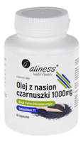 Olej z nasion czarnuszki 1000mg 60kaps ALINESS