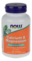 Calcium Magnesium (Wapń i magnez) 100 tabl. NOW