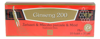 Ginseng 200 (Żeń-szeń, Mleczko pszczele, Miód) 10 fiolek x 10 ml